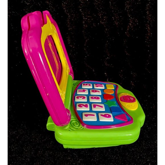 Barney Dinosaur Interactive Laptop Computer 2002 Mattel VINTAGE (2 Cards) Works - Picture 2 of 12